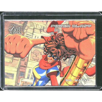 2023 Flair Marvel #PB21 Ms. Marvel Power Blast - MOD Shop LLC