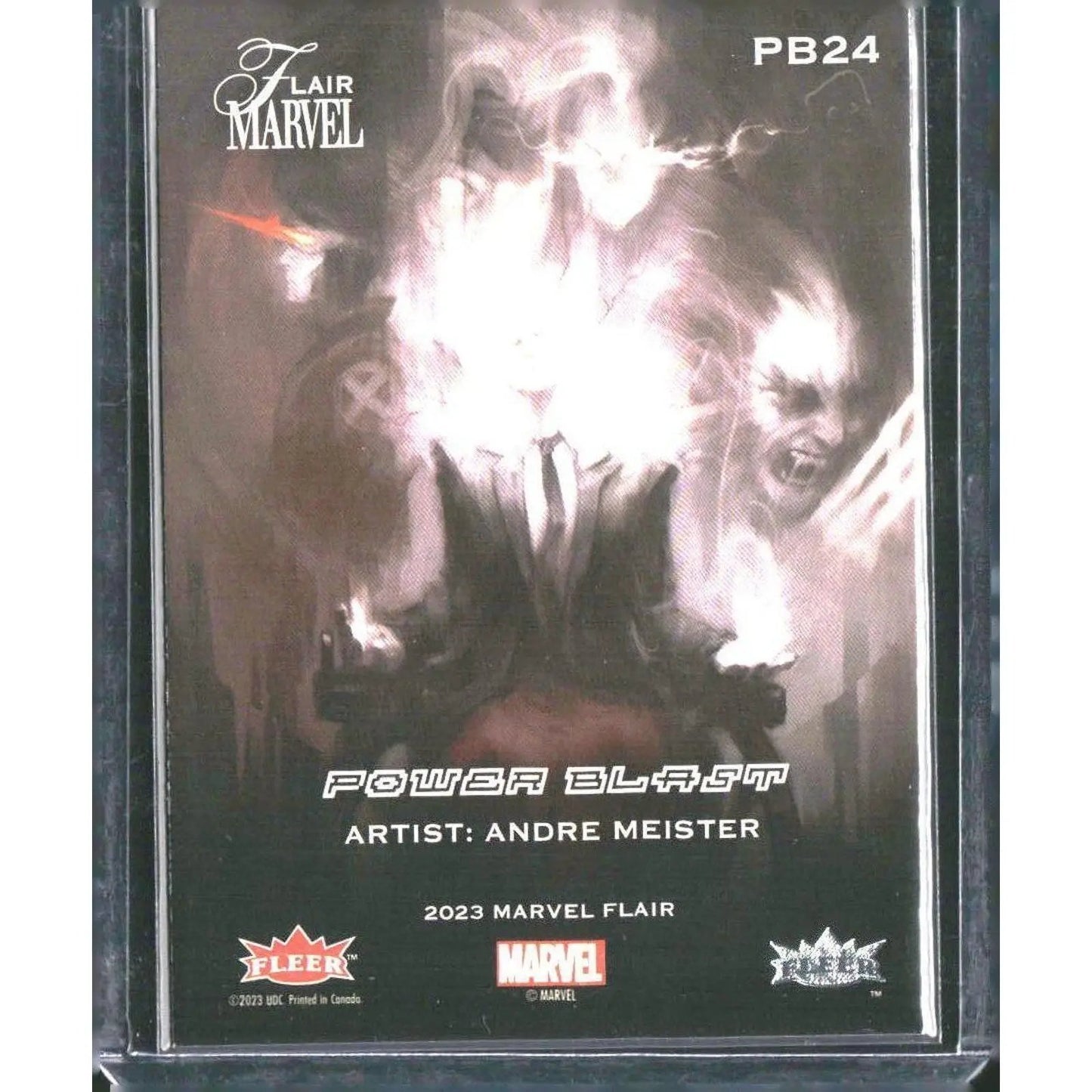 2023 Flair Marvel #PB24 Professor X Power Blast - MOD Shop LLC