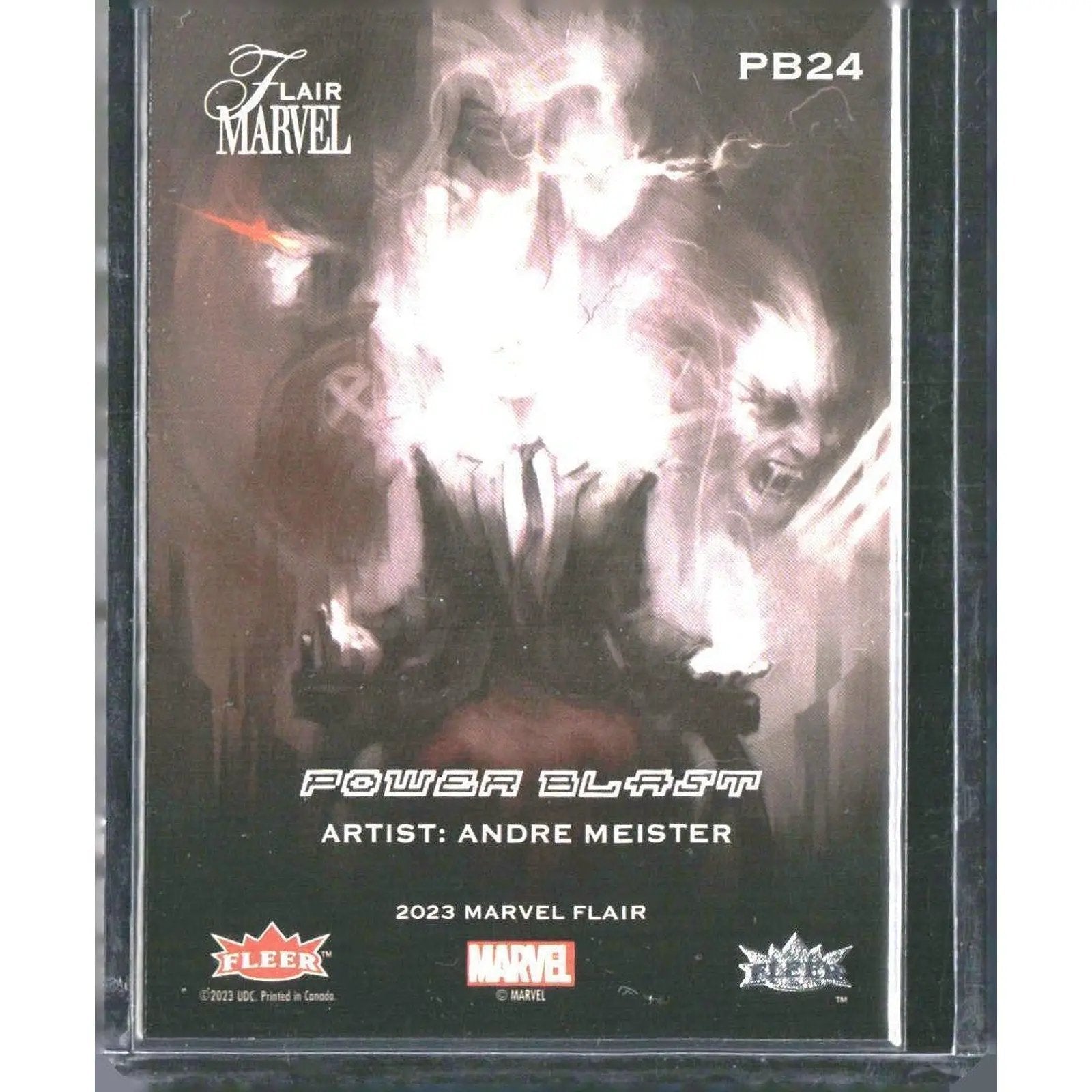 2023 Flair Marvel #PB24 Professor X Power Blast - MOD Shop LLC