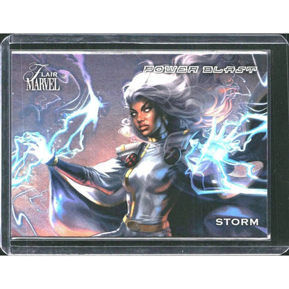 2023 Flair Marvel #PB33 Storm Power Blast Short Print (SP) - MOD Shop LLC