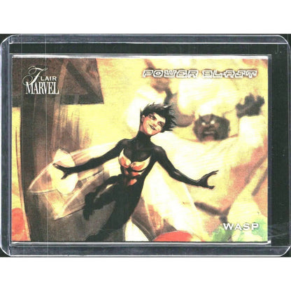2023 Flair Marvel #PB34 Wasp Power Blast Short Print (SP) - MOD Shop LLC