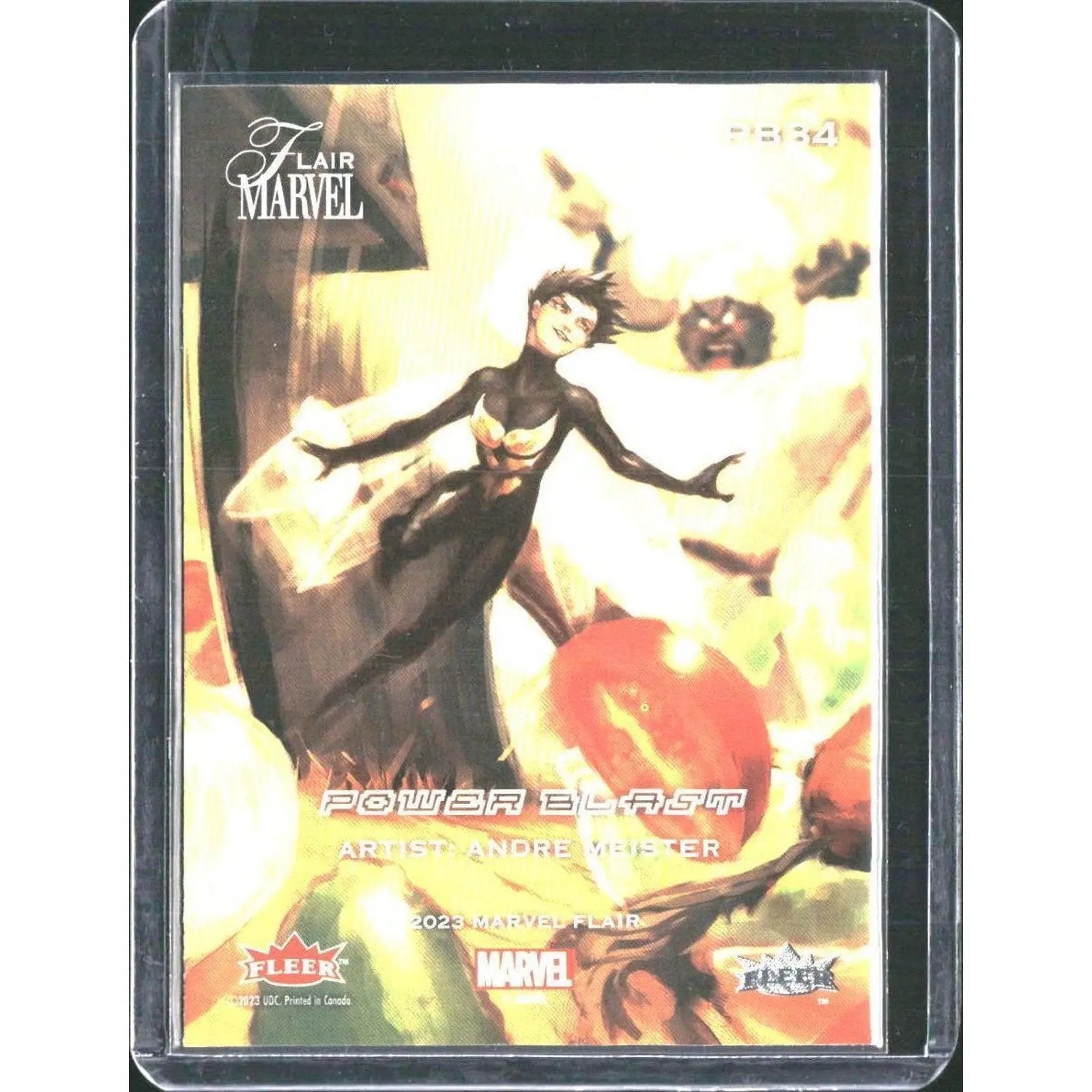 2023 Flair Marvel #PB34 Wasp Power Blast Short Print (SP) - MOD Shop LLC