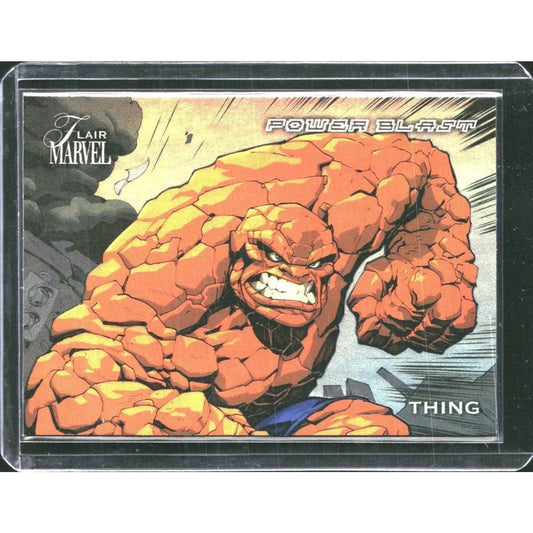 2023 Flair Marvel #PB35 Thing Power Blast Short Print (SP) - MOD Shop LLC