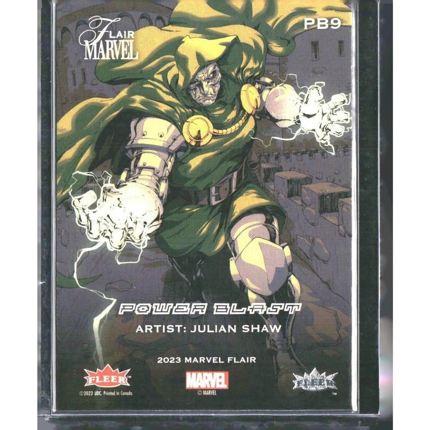2023 Flair Marvel #PB9 Doctor Doom Power Blast - MOD Shop LLC