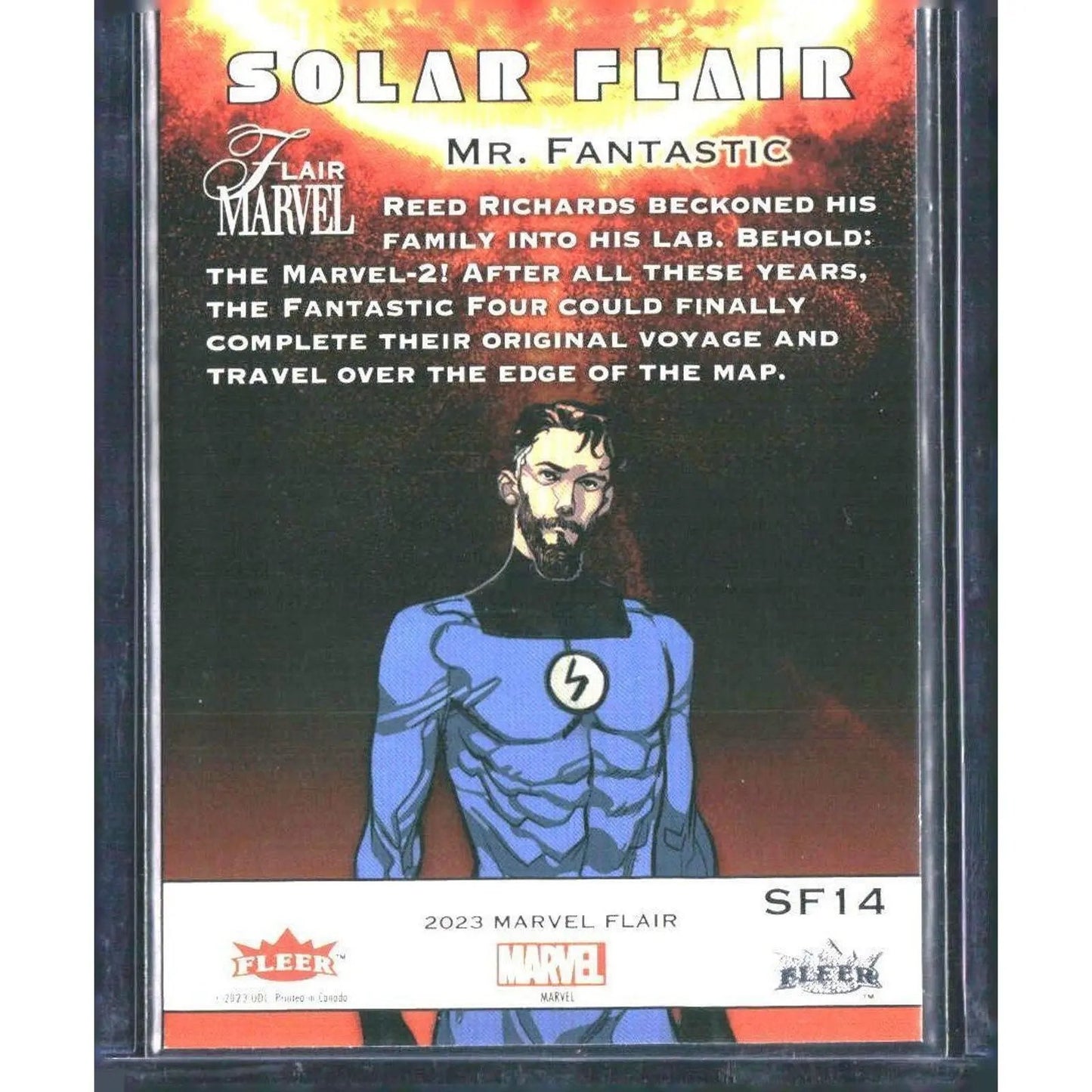 2023 Flair Marvel #SF14 Mr. Fantastic Solar Flair - MOD Shop LLC