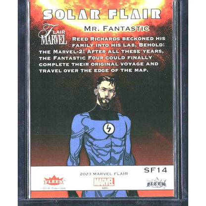 2023 Flair Marvel #SF14 Mr. Fantastic Solar Flair - MOD Shop LLC