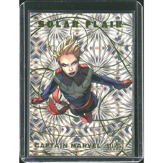 2023 Flair Marvel #SF2 Captain Marvel Solar Flair - MOD Shop LLC