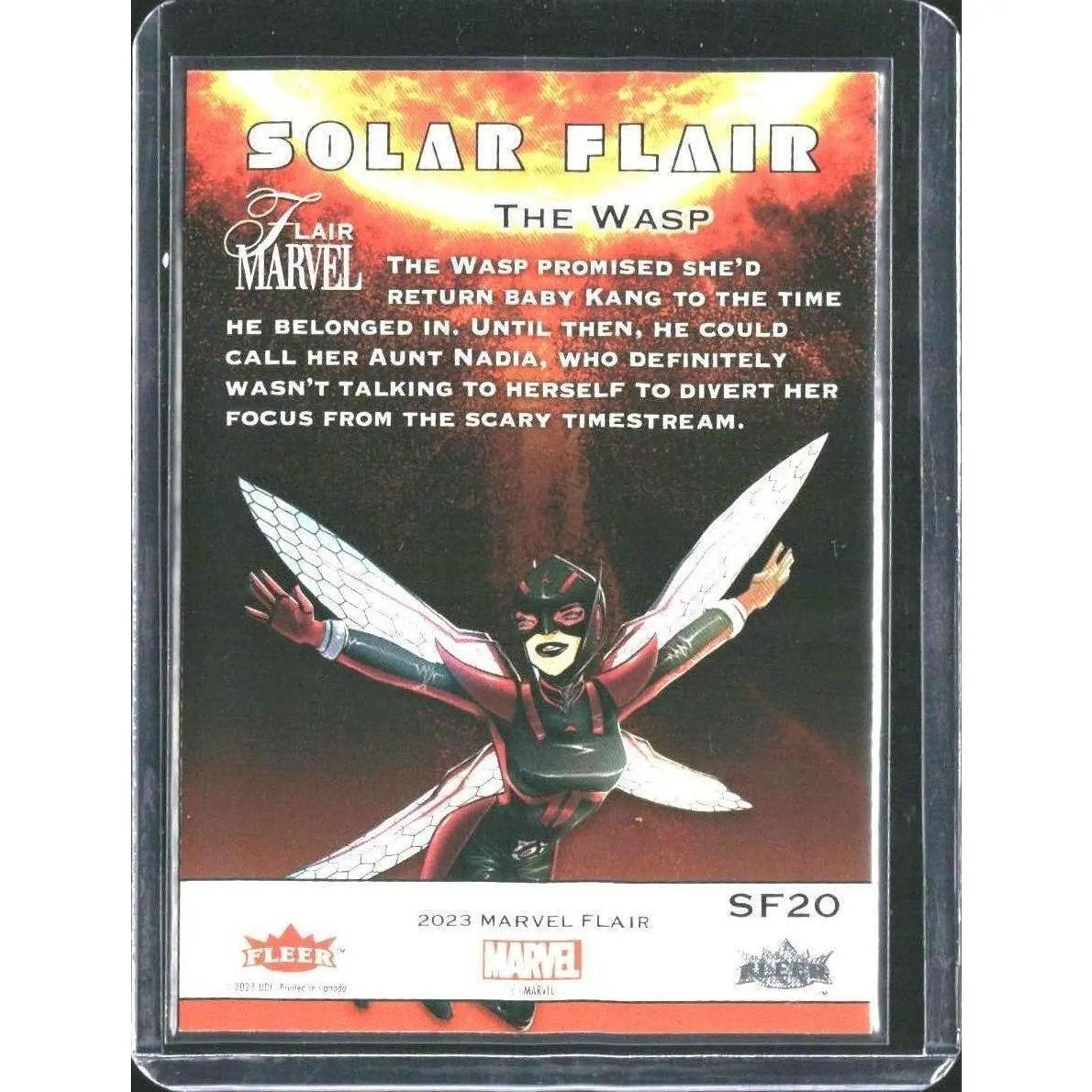 2023 Flair Marvel #SF20 Wasp Solar Flair - MOD Shop LLC