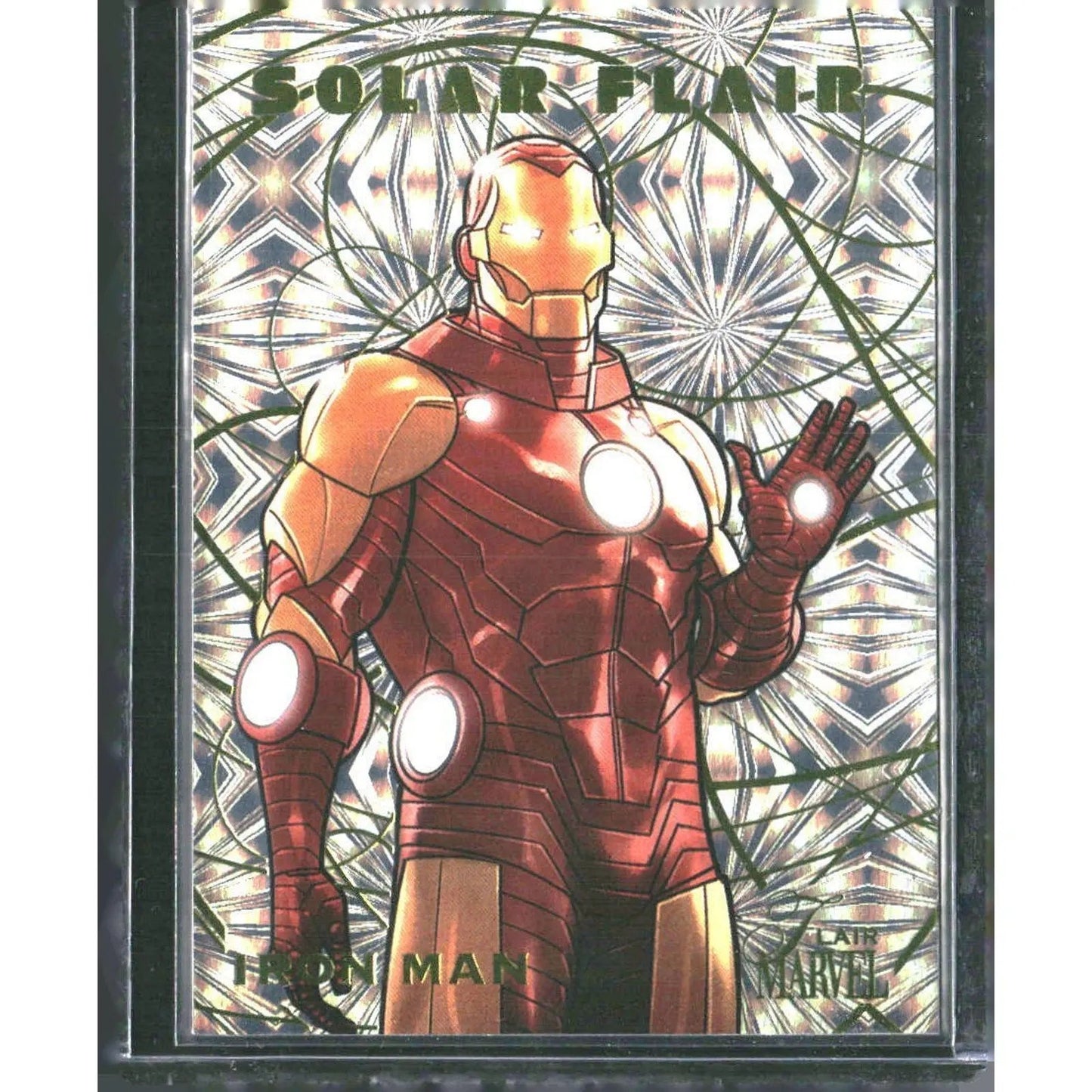 2023 Flair Marvel #SF28 Iron Man Solar Flair Short Print - MOD Shop LLC