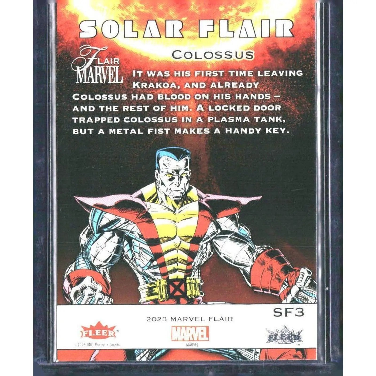 2023 Flair Marvel #SF3 Colossus Solar Flair - MOD Shop LLC