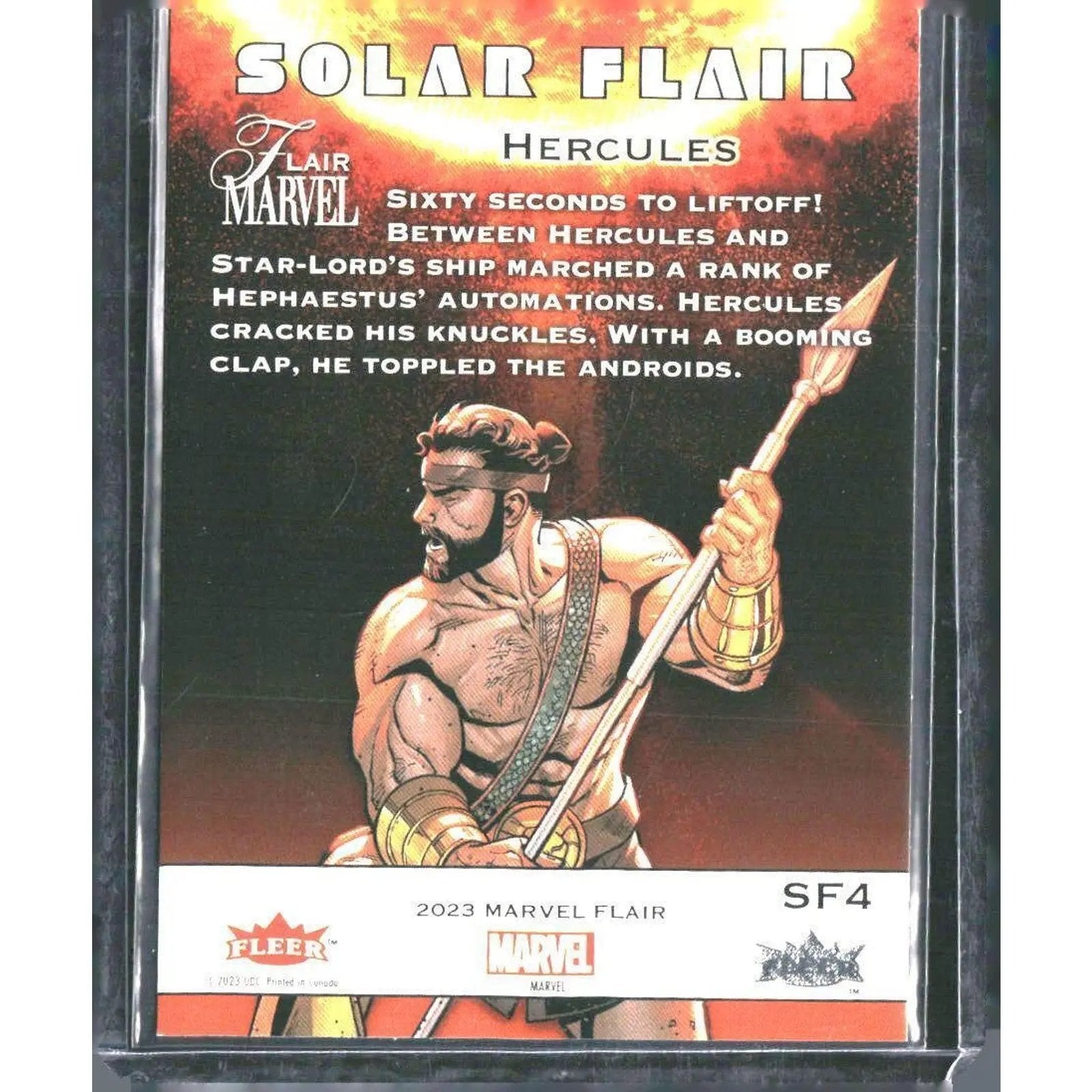 2023 Flair Marvel #SF4 Hercules Solar Flair - MOD Shop LLC