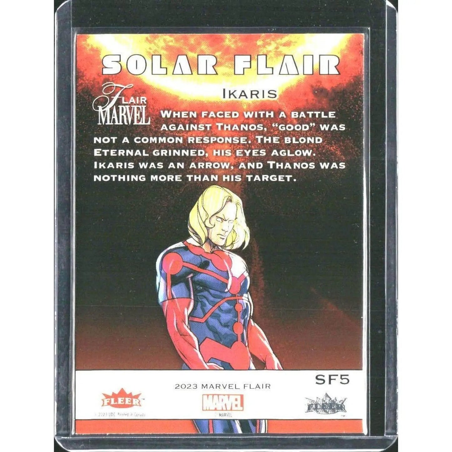 2023 Flair Marvel #SF5 Ikaris Solar Flair - MOD Shop LLC