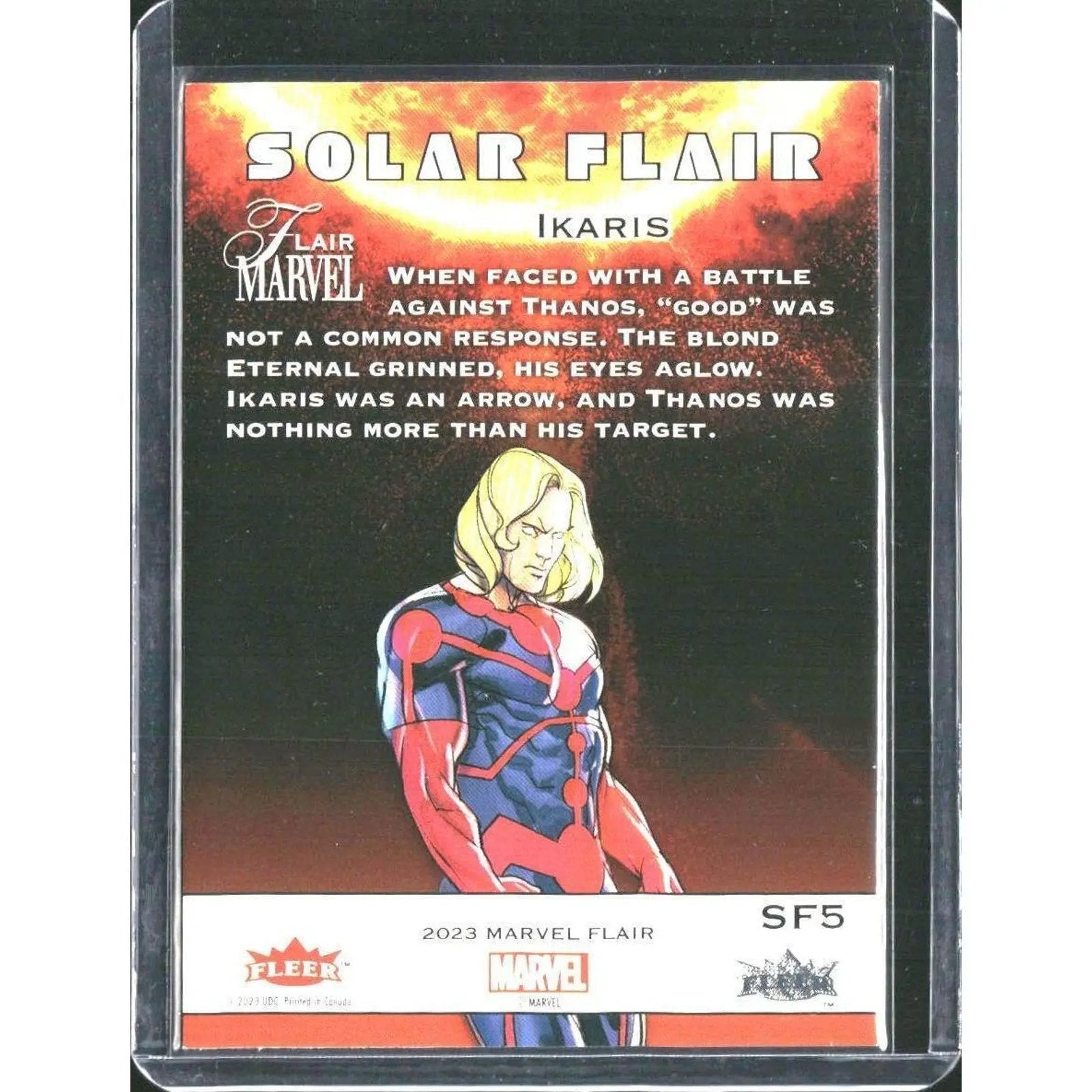 2023 Flair Marvel #SF5 Ikaris Solar Flair - MOD Shop LLC