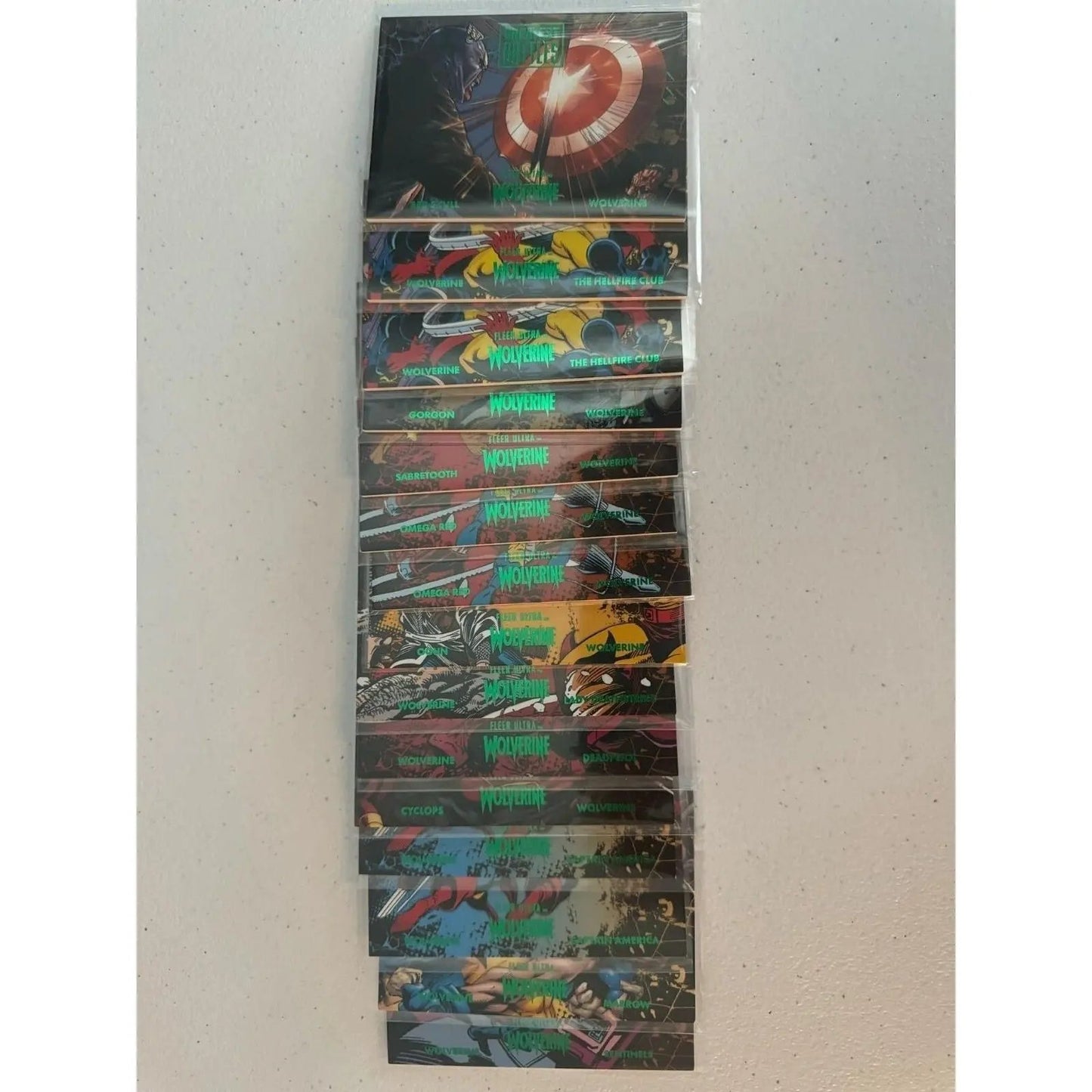 2023 Fleer Ultra Wolverine YOU PICK SINGLE(Green Foil Parallel Greatest Battles) - MOD Shop LLC