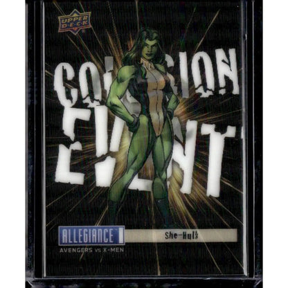 2023 Upper Deck Marvel Allegiance: Avengers vs X - Men #CE10 She - Hulk vs. Rogue - MOD Shop LLC