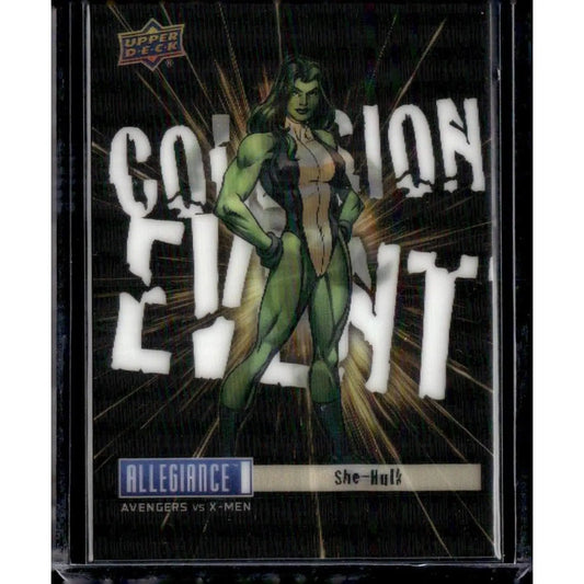 2023 Upper Deck Marvel Allegiance: Avengers vs X - Men #CE10 She - Hulk vs. Rogue - MOD Shop LLC