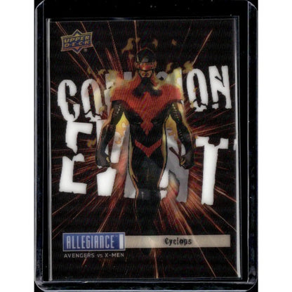2023 Upper Deck Marvel Allegiance: Avengers vs X - Men #CE17 Iron Man vs. Cyclops - MOD Shop LLC