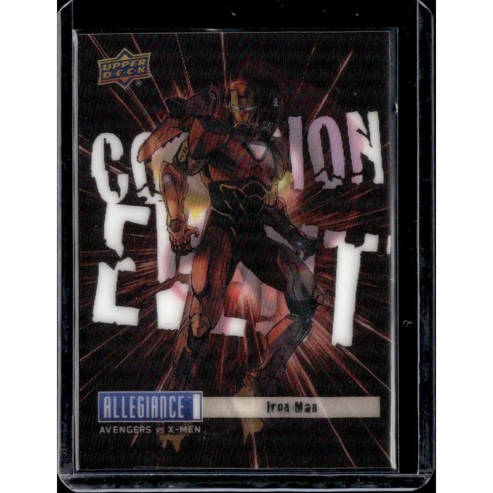 2023 Upper Deck Marvel Allegiance: Avengers vs X - Men #CE21 Iron Man vs. Magneto - MOD Shop LLC