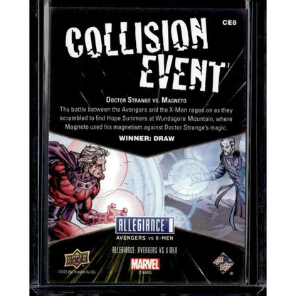 2023 Upper Deck Marvel Allegiance #CE8 Doctor Strange vs. Magneto - MOD Shop LLC