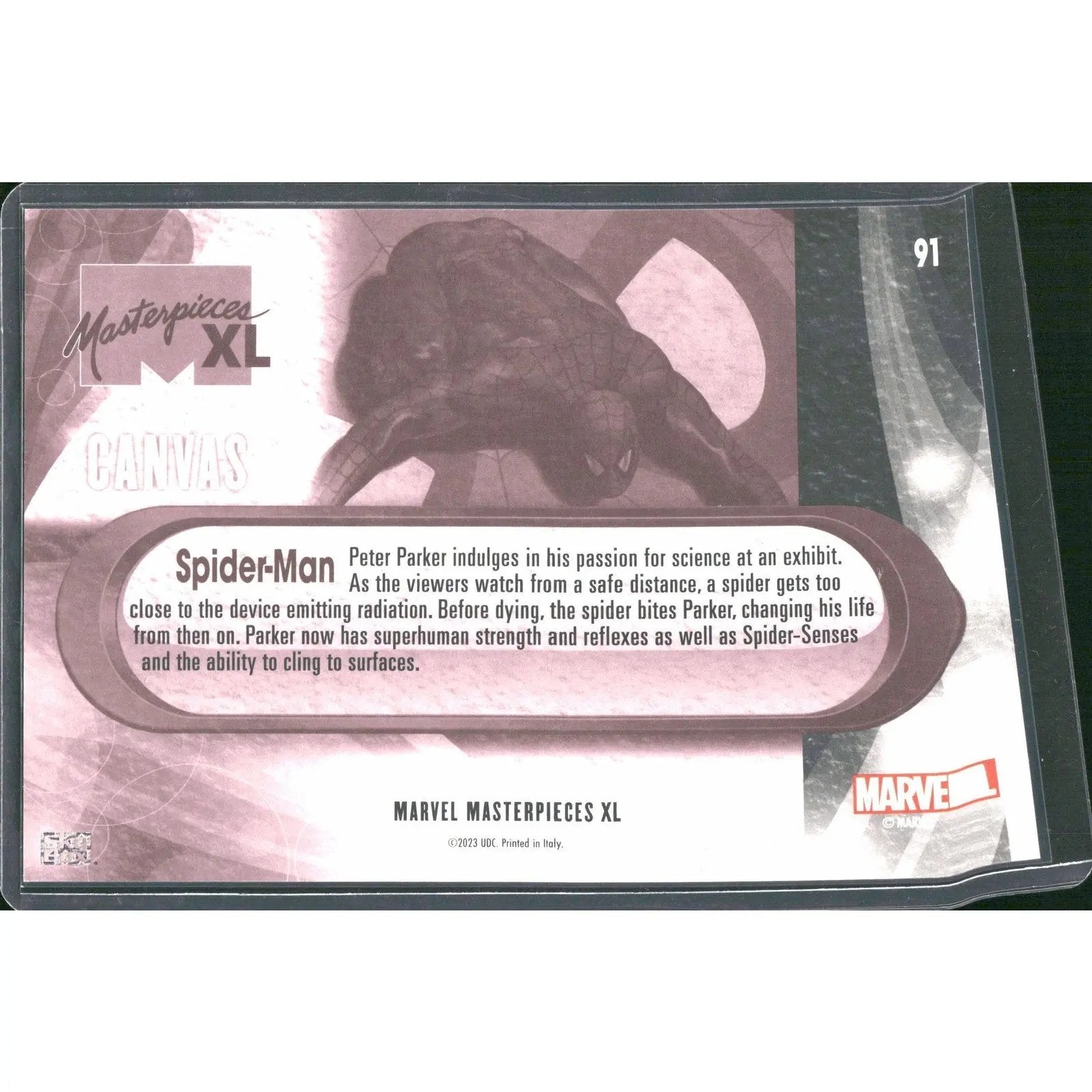 2024 Marvel Masterpieces XL #91 Spider - Man High Series Canvas - MOD Shop LLC