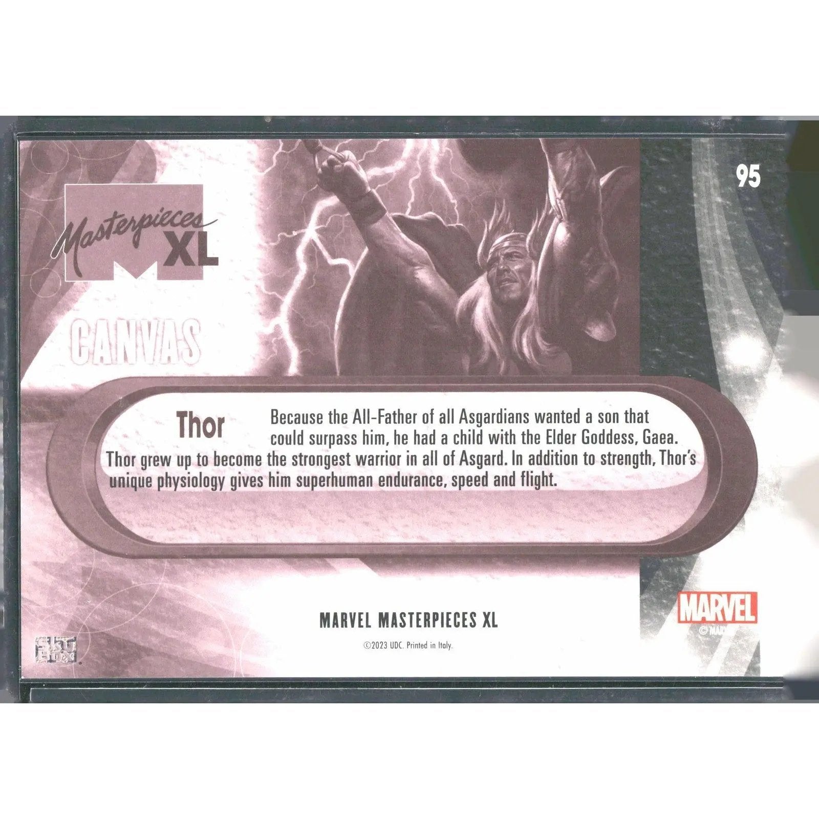 2024 Marvel Masterpieces XL #95 Thor High Series Canvas - MOD Shop LLC