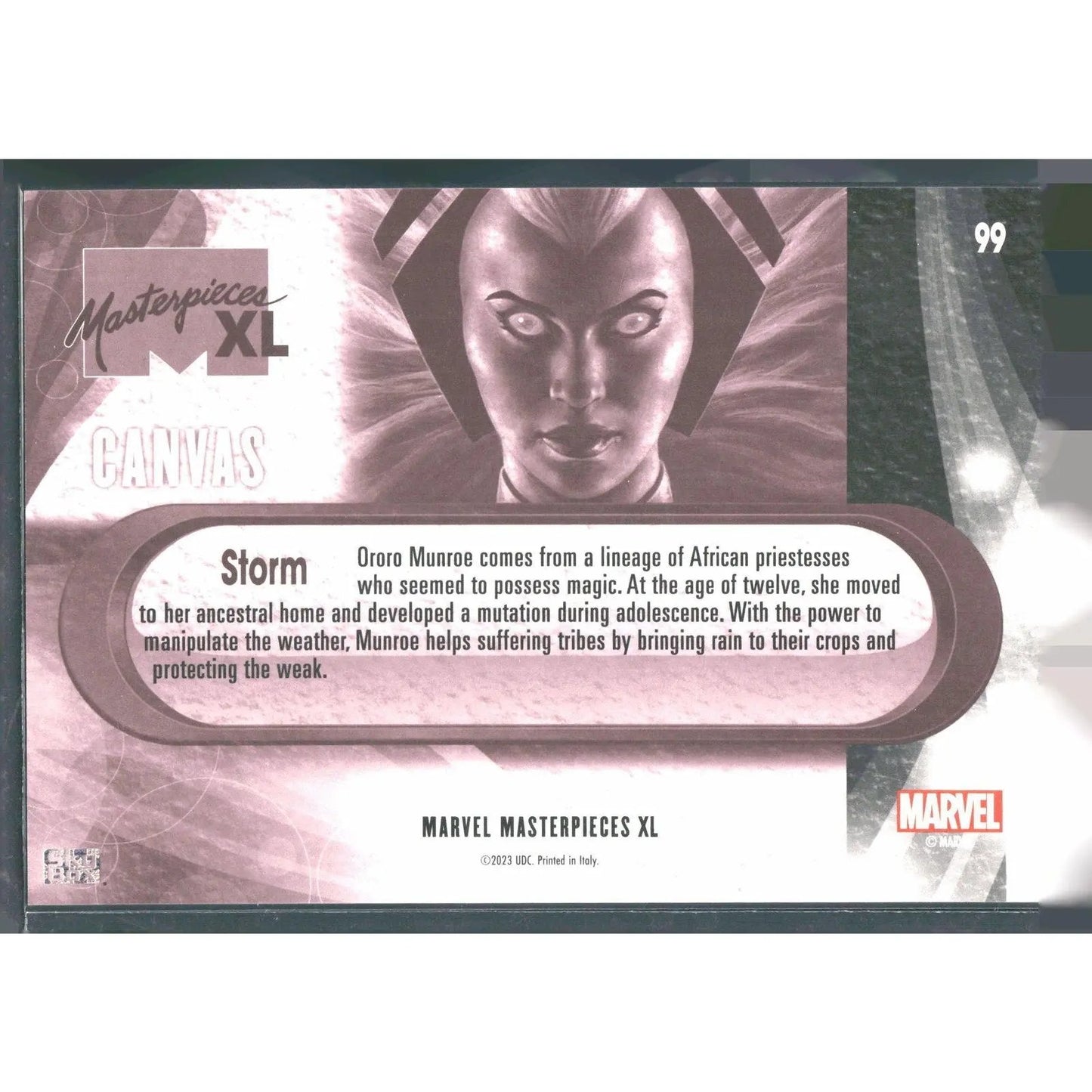 2024 Marvel Masterpieces XL #99 Storm High Series Canvas - MOD Shop LLC