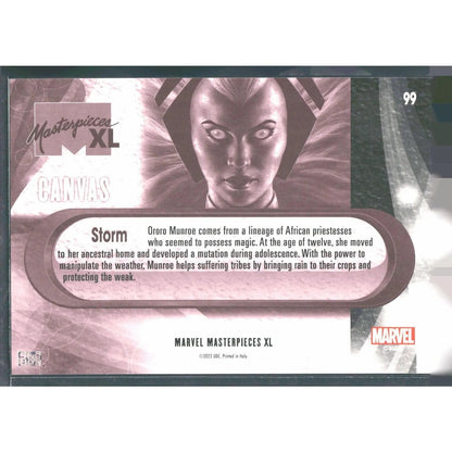 2024 Marvel Masterpieces XL #99 Storm High Series Canvas - MOD Shop LLC