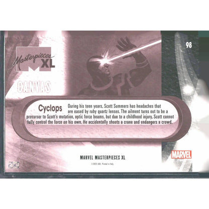 2024 Marvel Masterpieces XL Cyclops High Series Canvas - MOD Shop LLC