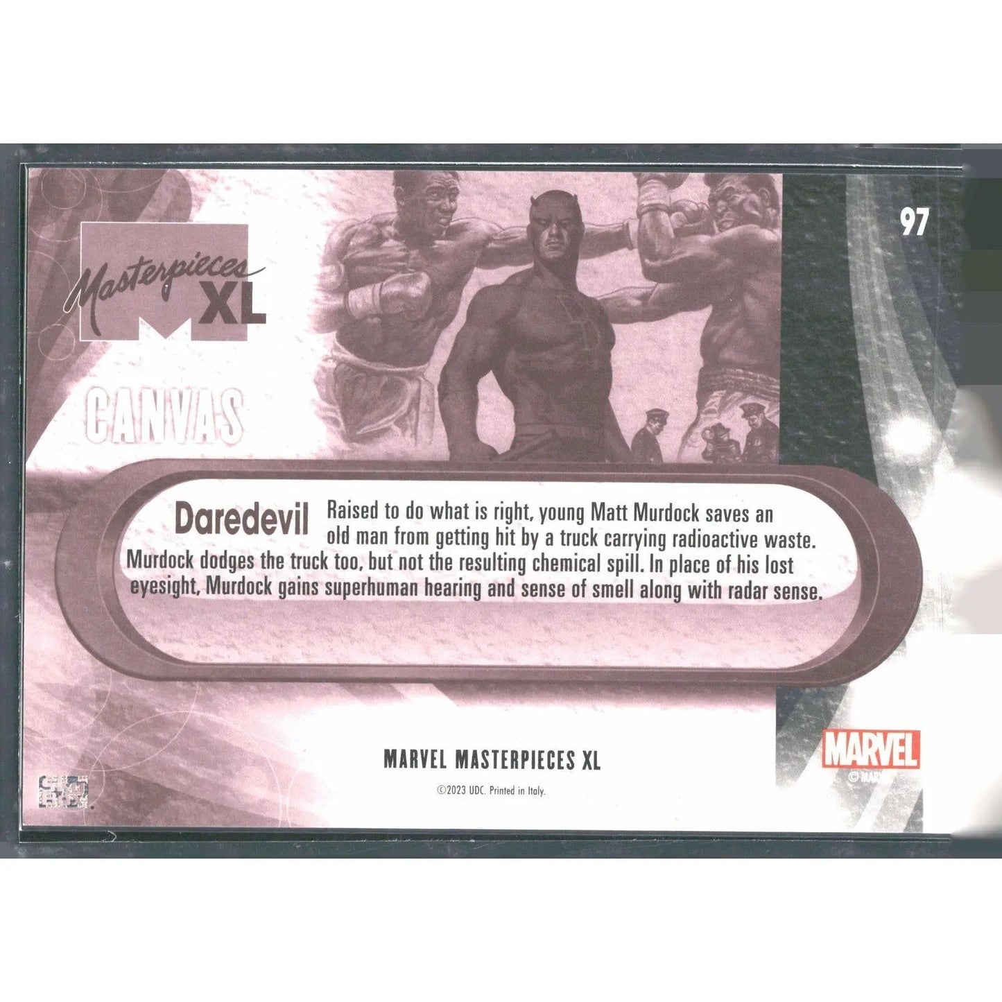 2024 Marvel Masterpieces XL Daredevil #97 High Series Canvas - MOD Shop LLC
