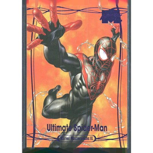 2024 SkyBox Marvel Masterpieces XL #1 Ultimate Spider - Man Epic Purple Foil /199 - MOD Shop LLC