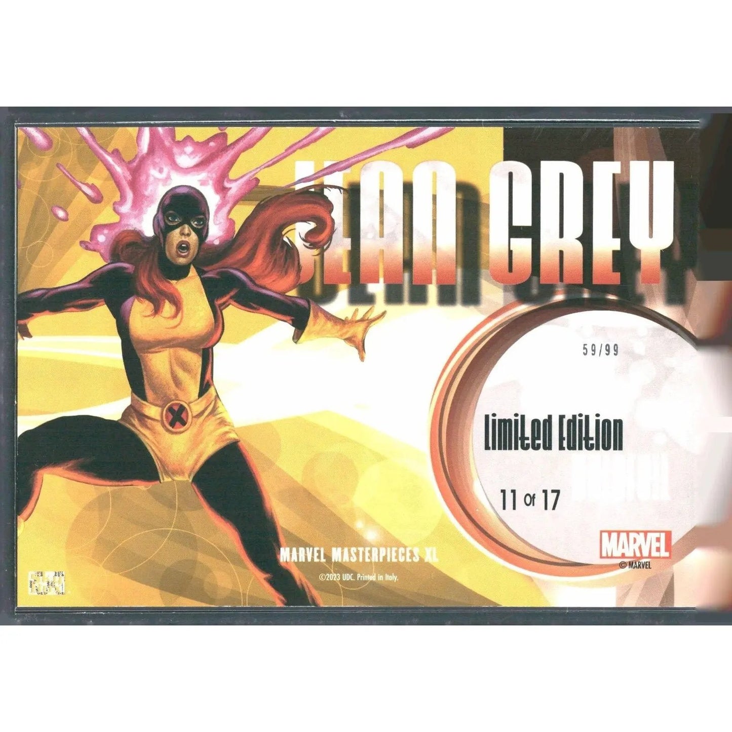 2024 SkyBox Marvel Masterpieces XL #11 OF 17 Jean Grey Holofoil Speckle /99 - MOD Shop LLC