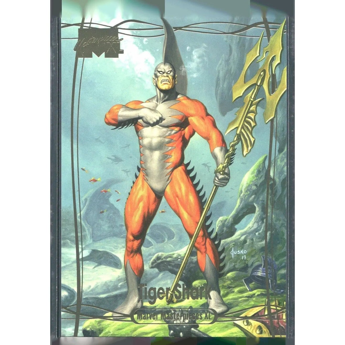 2024 SkyBox Marvel Masterpieces XL #2 Tiger Shark Lvl 1 /1999 - MOD Shop LLC