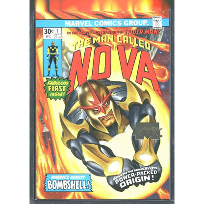 2024 SkyBox Marvel Masterpieces XL #25 Nova Lvl 1What If Gold Foil /1499 - MOD Shop LLC