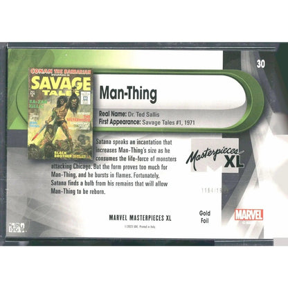 2024 SkyBox Marvel Masterpieces XL #30 Man - Thing /1999 - MOD Shop LLC
