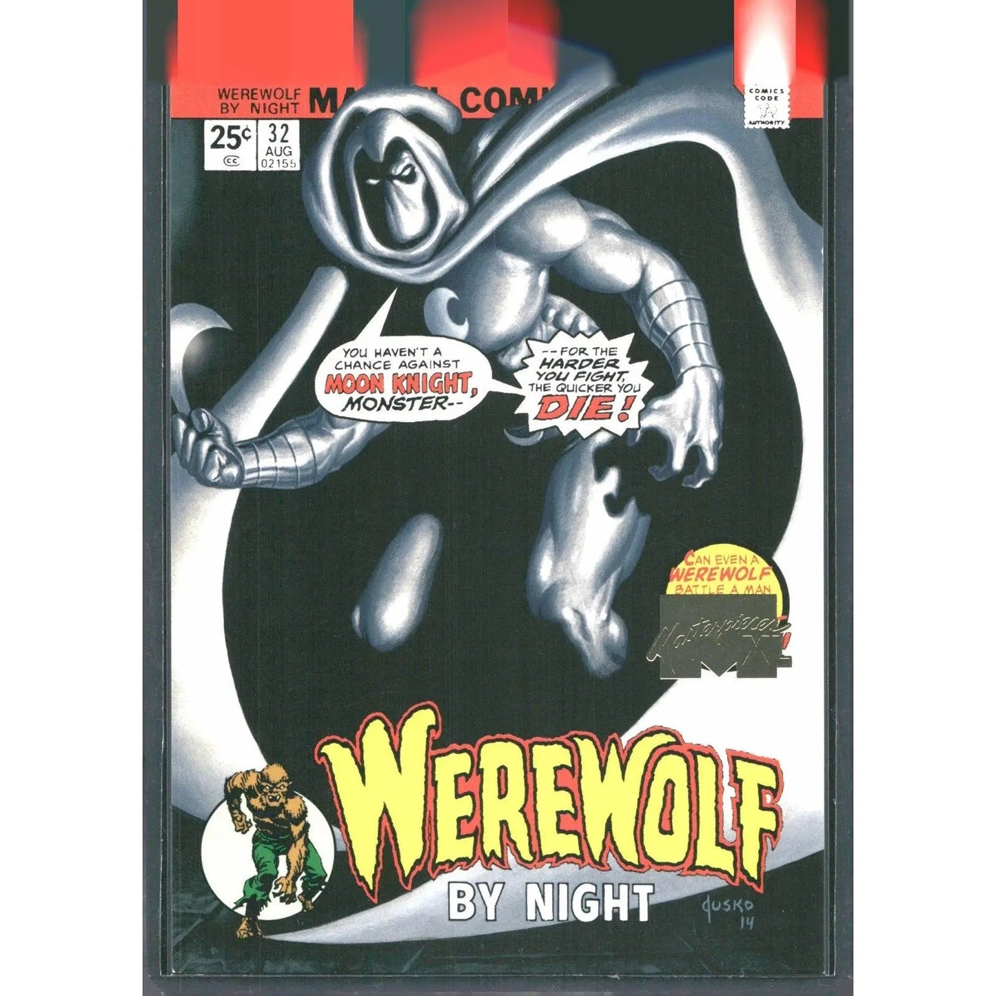 2024 SkyBox Marvel Masterpieces XL #31 Moon Knight Lvl 2 WI Gold /1499 - MOD Shop LLC