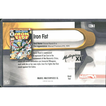 2024 SkyBox Marvel Masterpieces XL #32 Iron Fist /1999 - MOD Shop LLC