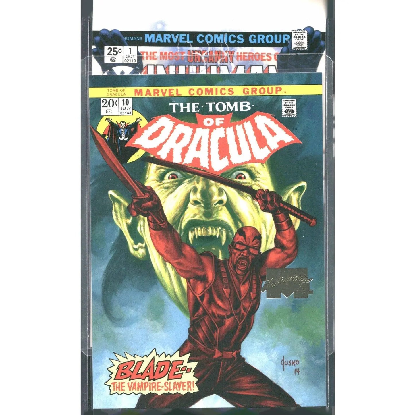 2024 SkyBox Marvel Masterpieces XL #36 Blade Lvl 2 WI Gold /1499 - MOD Shop LLC