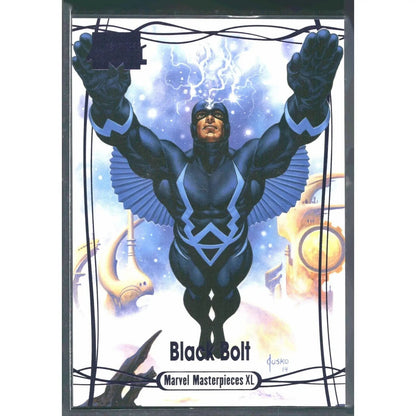 2024 SkyBox Marvel Masterpieces XL #37 Black Bolt Epic Purple Foil /199 - MOD Shop LLC