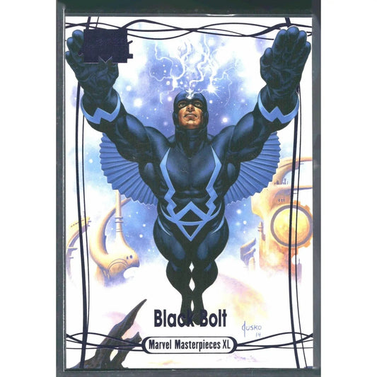 2024 SkyBox Marvel Masterpieces XL #37 Black Bolt Epic Purple Foil /199 - MOD Shop LLC