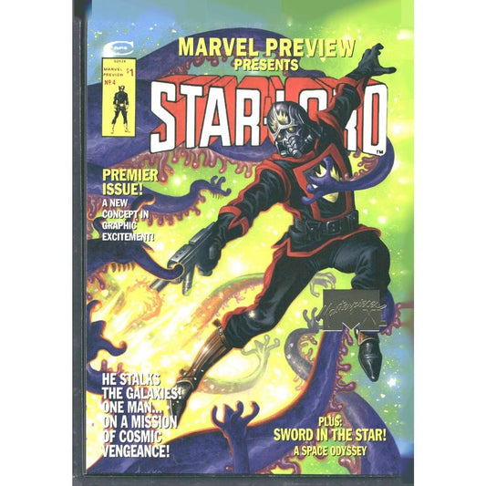 2024 SkyBox Marvel Masterpieces XL #41 Star - Lord Lvl 2 WI Gold /1499 - MOD Shop LLC