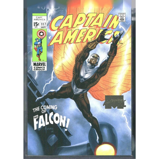 2024 SkyBox Marvel Masterpieces XL #44 Falcon Lvl 2 WI Gold /1499 - MOD Shop LLC