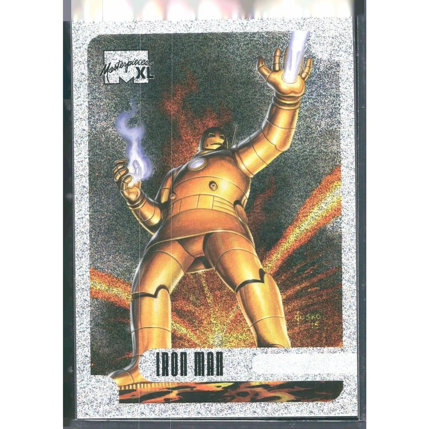 2024 SkyBox Marvel Masterpieces XL #5 OF 17 Iron Man Holofoil - MOD Shop LLC
