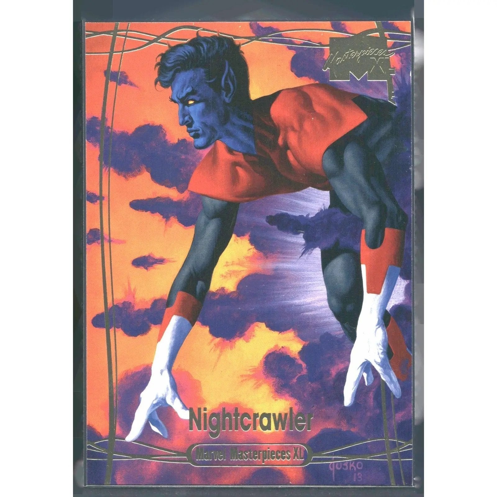 2024 SkyBox Marvel Masterpieces XL #50 Nightcrawler Lvl 2 /1999 - MOD Shop LLC