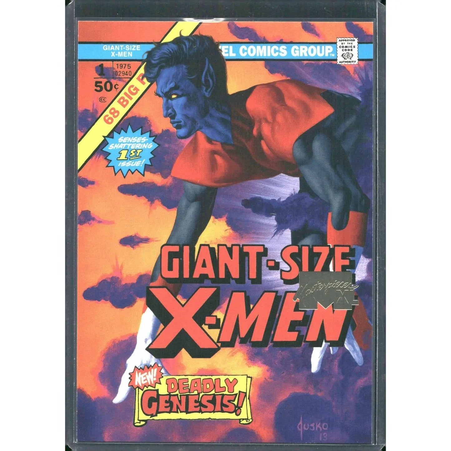 2024 SkyBox Marvel Masterpieces XL #50 Nightcrawler Lvl 2 WI Gold /1499 - MOD Shop LLC