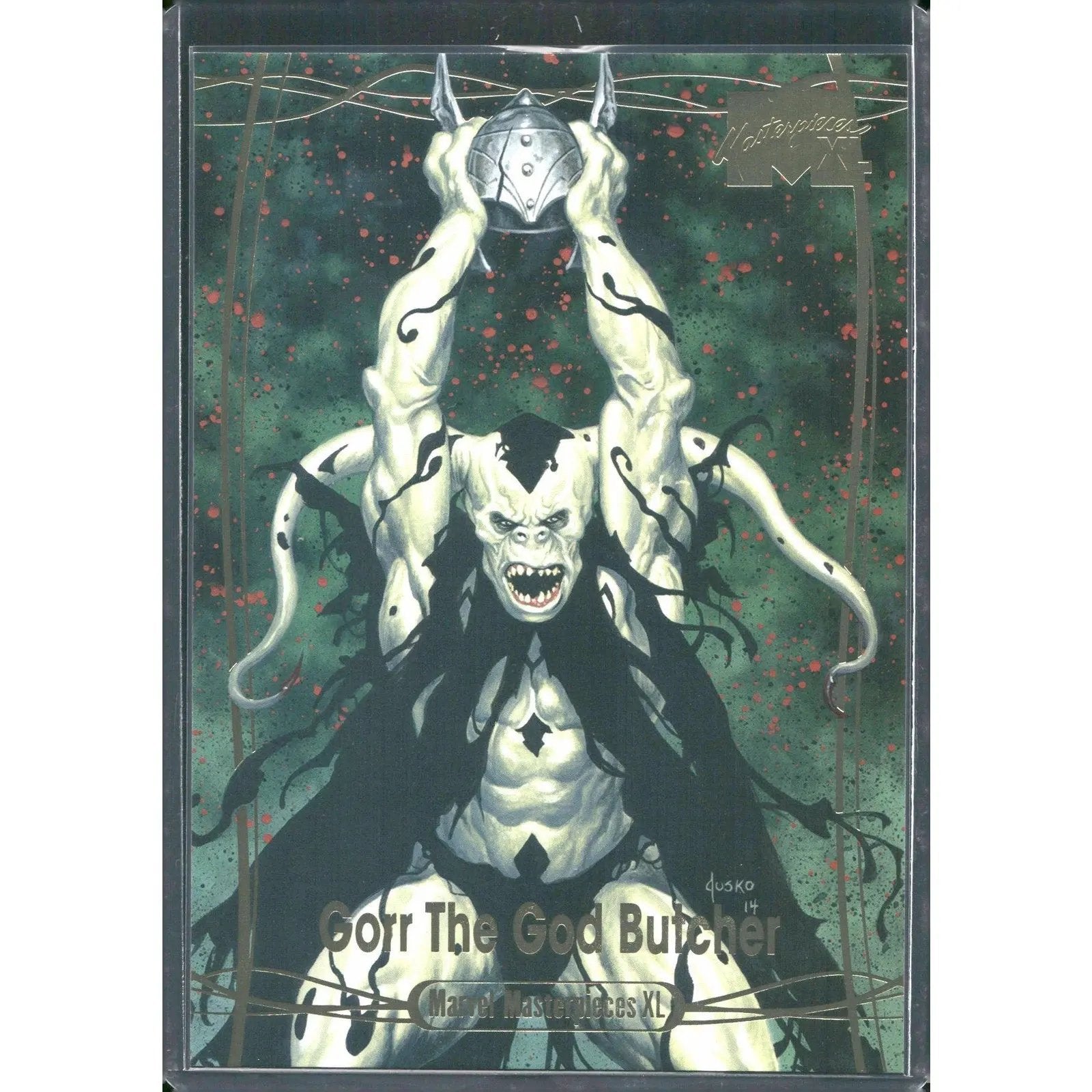 2024 SkyBox Marvel Masterpieces XL #6 Gorr The God Butcher Lvl 1 Gold Foil /1999 - MOD Shop LLC