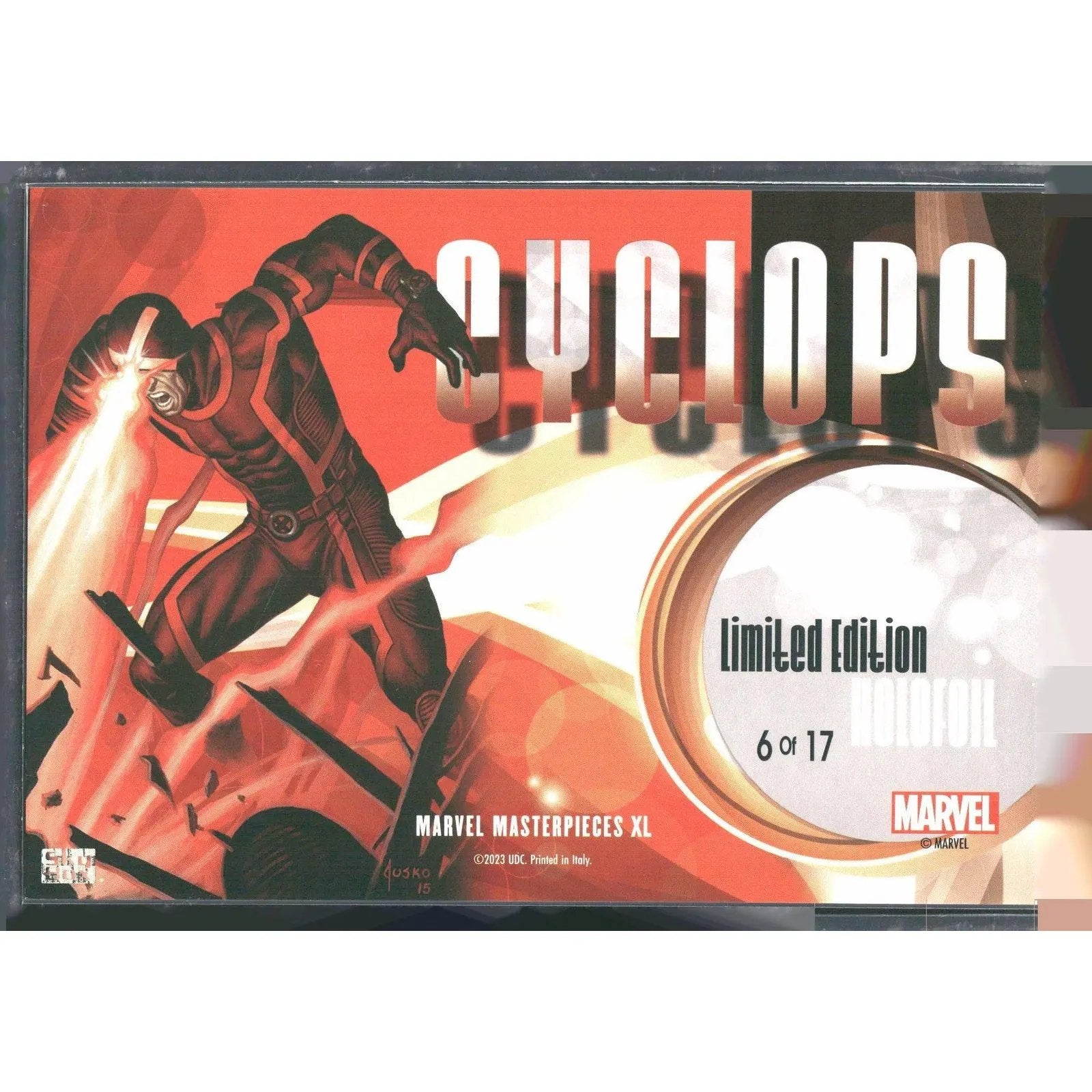 2024 SkyBox Marvel Masterpieces XL #6 OF 17 Cyclops Holofoil - MOD Shop LLC
