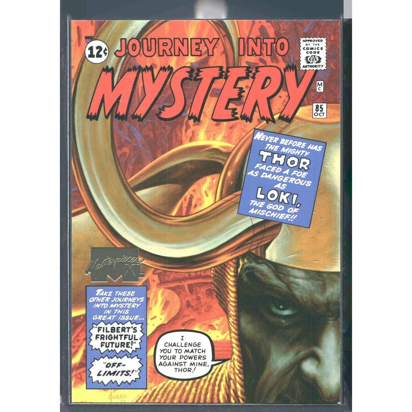 2024 SkyBox Marvel Masterpieces XL #60 Loki Lvl 3 /999 - MOD Shop LLC