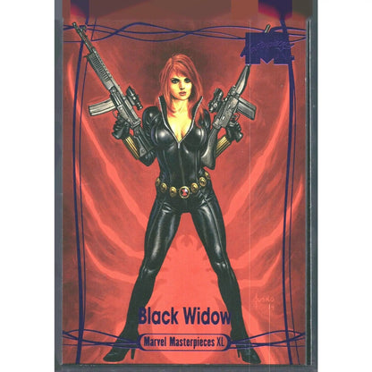 2024 SkyBox Marvel Masterpieces XL #63 Black Widow Epic Purple Foil /199 - MOD Shop LLC