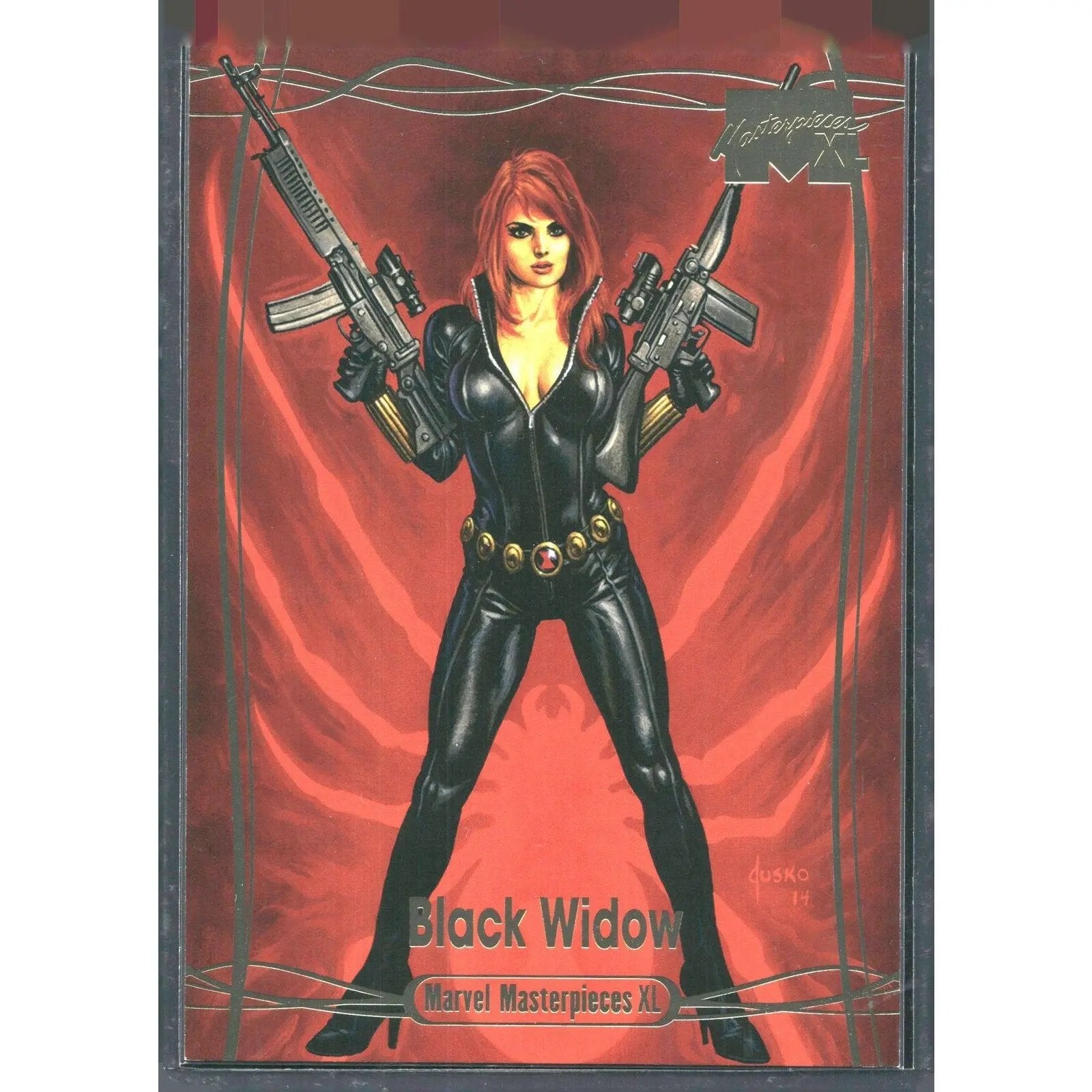 2024 SkyBox Marvel Masterpieces XL #63 Black Widow Lvl 3 /1499 - MOD Shop LLC