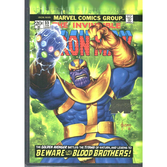 2024 SkyBox Marvel Masterpieces XL #64 Thanos Lvl 3 WI Gold /999 - MOD Shop LLC